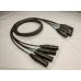 141-MGY-4P   4 XLR 3pin гнездо <=> 4 XLR 3pin штекер Gabreal AM AWG24 U/F 4p PVC